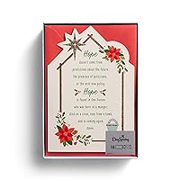 DaySpring - Hope in a Manger - 18 Christmas Boxed Cards and Envelopes (U0998)