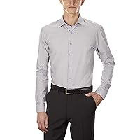 Kenneth Cole Unlisted Men's Dress Shirt Slim Fit Checks and Stripes (Patterned)