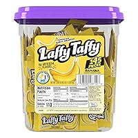 Laffy Taffy Candy, Banana Flavor, Individually Wrapped Candy (145 Pieces)