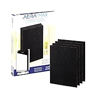 Fellowes Carbon Filters for AeraMax Air Purifiers - 4 Pack (9324201),Black, 16.1
