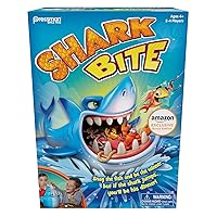 Pressman Shark Bite with Let's Go Fishin' Card Game (Amazon Exclusive)