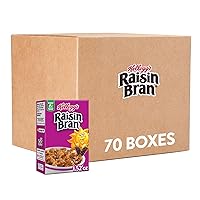 Kellogg's Raisin Bran, Breakfast Cereal, Original, 1.52oz (70 Count)