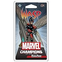 Marvel Champions The Card Game Wasp HERO PACK - Superhero Strategy Game, Cooperative Game for Kids and Adults, Ages 14+, 1-4 Players, 45-90 Minute Playtime, Made by Fantasy Flight Games