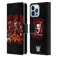 Head Case Designs Officially Licensed WWE Let Me in Bray Wyatt Leather Book Wallet Case Cover Compatible with Apple iPhone 13 Pro Max