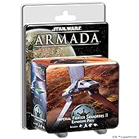 Star Wars Armada Imperial Fighter Squadrons II EXPANSION PACK | Miniatures Battle Game | Strategy Game for Adults and Teens | Ages 14+ | 2 Players | Avg. Playtime 2 Hrs | Made by Fantasy Flight Games