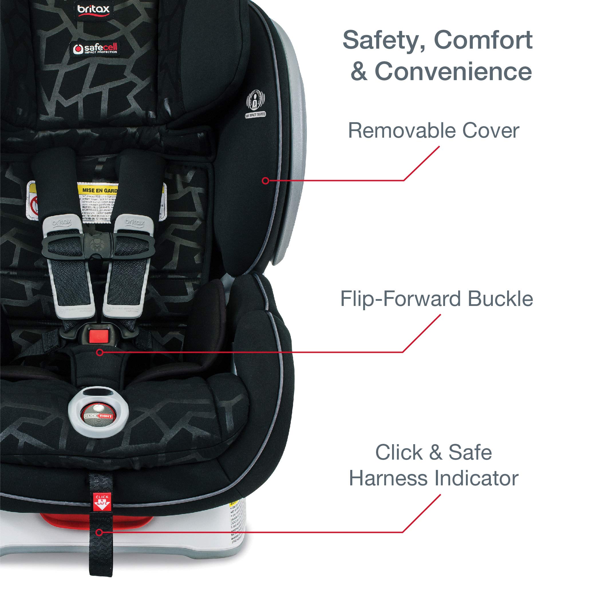Britax Advocate ClickTight Convertible Car Seat, Mosaic