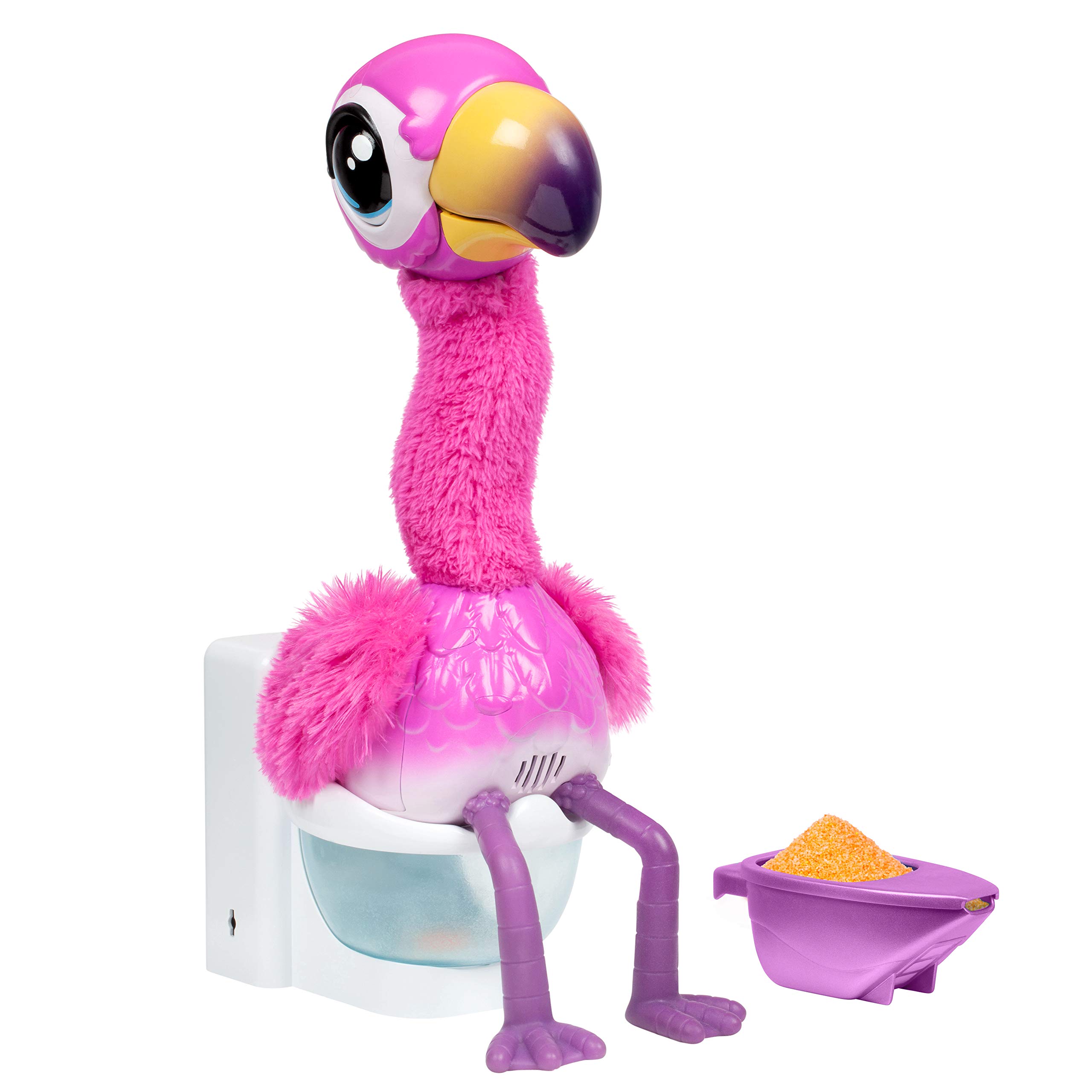 Little Live Pets Gotta Go Pink Flamingo Sherbert Eat Sing Poop Singing Pooping 