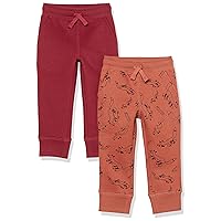 Amazon Essentials Boys and Toddlers' Fleece Jogger Sweatpants, Multipacks