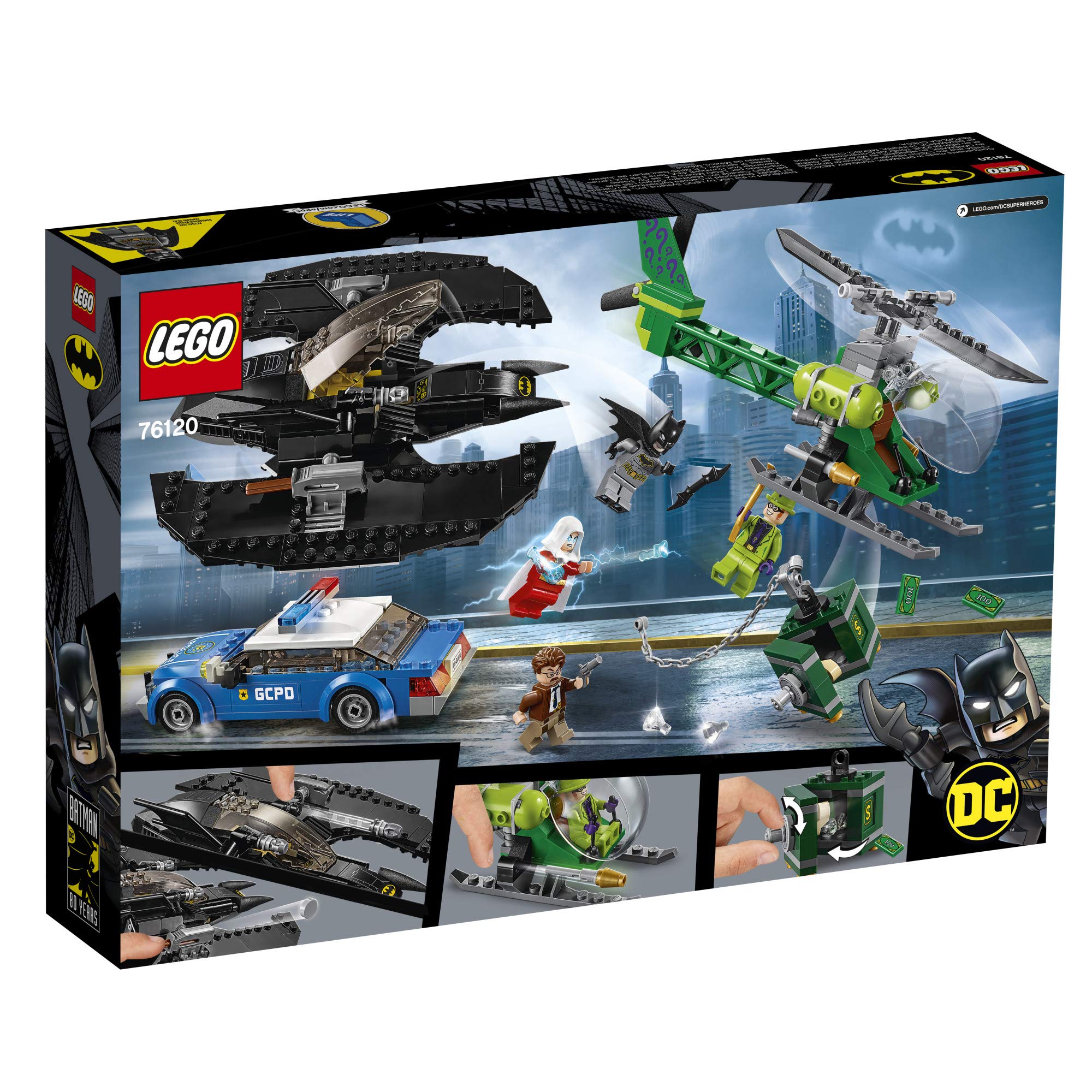 Mua LEGO DC Batman: Batman Batwing and The Riddler Heist 76120 Building Kit  (489 Pieces) trên Amazon Mỹ chính hãng 2023 | Fado