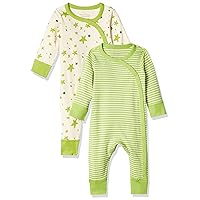 Moon and Back Baby Organic 2 Pack Long Sleeve Romper