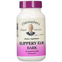 Dr Christopher's Formula Slippery Elm Bark, 100 Count