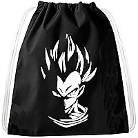 SV Vegeta White Hair Goku Dragon Backpack Gym Bag Sports Jute Bag Backpack