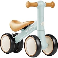 Retrospec Cricket 2 Baby Walker Balance Bike with 4 Wheels for Ages 12-24 Months - Toddler Bicycle Toy for 1 Year Old’s - Ride On Toys for Boys & Girls