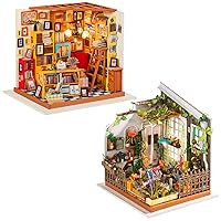 Rolife DIY Miniature Dollhouse Kit for Adults to Build 1:24 Scale Tiny Room Craft Model Kit