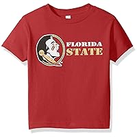 NCAA Florida State Seminoles Children Unisex Short Sleeve Tshirt,4,Crimson