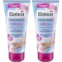 Balea Foot Cream with 10% Urea, Panthenol and Glycerin, 2 x 100 ml, GermanyF