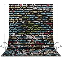 Programmer Computer Code Customized Photography Screen Backdrop Background for Photography,Video and Party