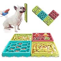 Any Pet - Slow Feeding Mat, Tray, Slow Feeder Dog Bowls, Food Mat for Dog, Dog Lick Pad Anxiety Relief Feeding Mat with Suction