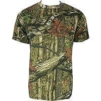 Mens Jungle Print Camouflage Short Sleeve T-Shirt or Vest Camo Hunting Regular and Plus Size Top