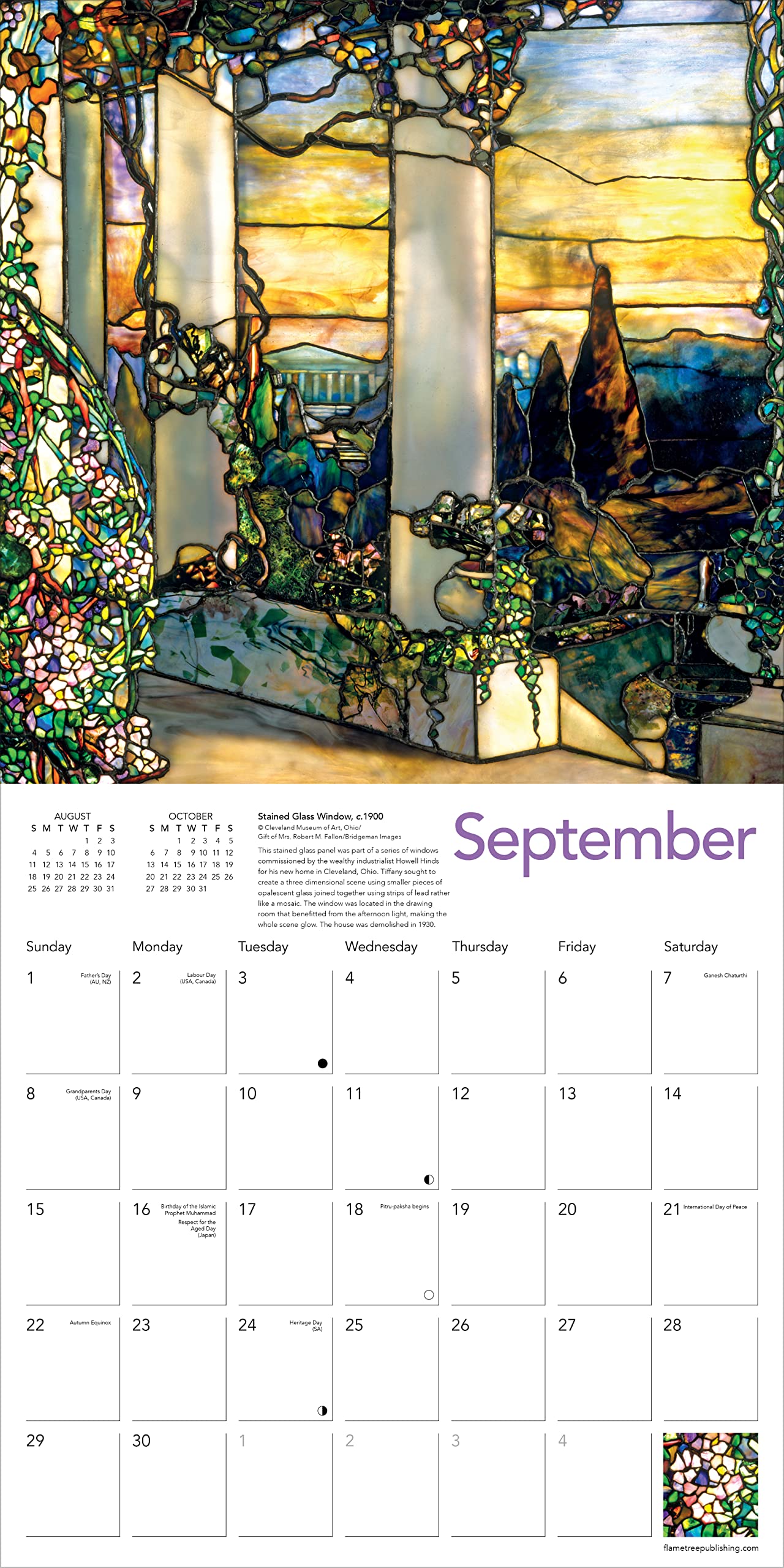 Tiffany Wall Calendar 2024 (Art Calendar)