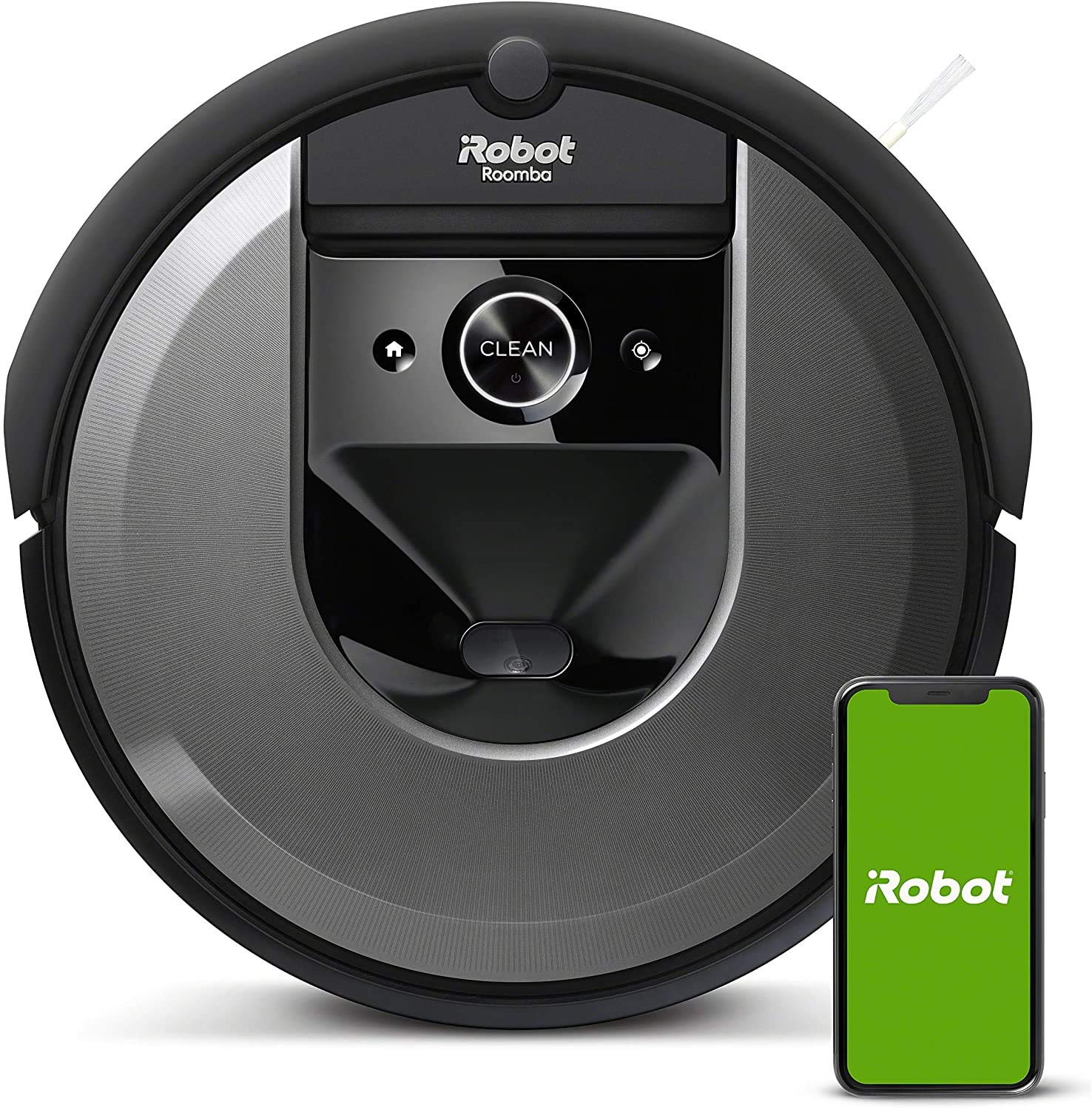 Mua iRobot Roomba i7 (7150) Robot Vacuum- Wi-Fi Connected, Smart Mapping,  Compatible with Alexa, Ideal for Pet Hair, Works with Clean Base, Black  (Renewed) trên Amazon Mỹ chính hãng 2023 | Fado