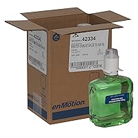 EnMotion Gen2 Moisturizing Foam Hand Sanitizer Dispenser Refill By GP PRO (Georgia-Pacific), Fragrance Free, 42334, 1000 ML Per Bottle, 2 Bottles Per Case