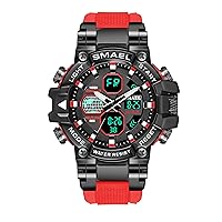 Fashion Colorful Men Digital Sport Watches Waterproof Male Clock Wristwatch Men's Dual Display Electronic Military Watch