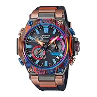 Casio MTG-B2000XMG-1AJR Wristwatch, MT-G Bluetooth, Radio Solar, Dual Core Guard Construction, Limited Edition/Multi-Color Carbon Bezel, Resin Band Shipped from Japan 2021 Released