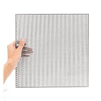 Perforated Stainless Steel Sheet - 12'' x 12'' x 0.06
