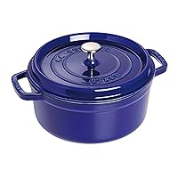 Staub Dark Blue Round Cocotte, 2.75-quart