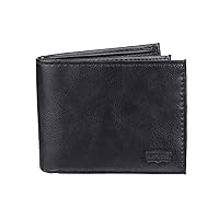 Levi's Men's Extra Capacity Slim Bifold Wallet with Multiple Card Slots