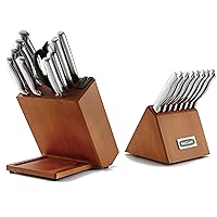 McCook® MC69 Knife Sets,20 Pieces German Stainless Steel Kitchen Knives Block Set with Built-in Sharpener