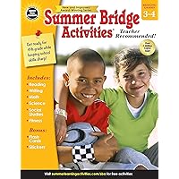 Summer Bridge Activities 3rd to 4th Grade Workbook, Math, Reading Comprehension, Writing, Science, Social Studies, Fitness Summer Learning Activities, 4th Grade Workbooks All Subjects With Flash Cards Summer Bridge Activities 3rd to 4th Grade Workbook, Math, Reading Comprehension, Writing, Science, Social Studies, Fitness Summer Learning Activities, 4th Grade Workbooks All Subjects With Flash Cards Paperback Kindle Spiral-bound