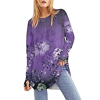 Casual Long Sleeve Formal Blouse Ladies Summers Plus Size Patterned T Shirts V Neck Peplum Loose