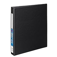 Avery Heavy-Duty Binder with 1-Inch One Touch EZD Ring, Black (79990)