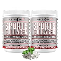 Hydrolyzed Multi Collagen Peptides Electrolytes 24.84 oz Unflavored Protein Powder Sports Keto Coconut MCT 2 Pack