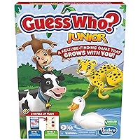 Hasbro Gaming Guess Who? Junior Board Game | Guess Who? Game for Younger Kids | Ages 3 and Up | 2 to 4 Players | Preschool Games | Fun Games for Kids