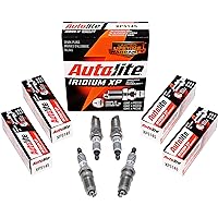 Autolite Iridium XP Automotive Replacement Spark Plugs, XP6083 (4 Pack)