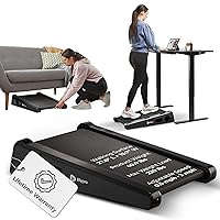 Lifepro Smallest Portable 30in Small Mini Walking Pad Treadmill with Incline Under Desk Work - Installation Free Compact Treadmills for Home/Office - Max Load 220Lbs & Speed 3MPH
