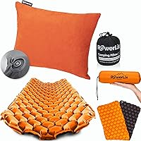 POWERLIX Ultralight Sleeping Pad for Camping with Inflating Bag Travel Camping Pillow