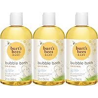 Baby Bubble Bath Set, 2-in-1 Natural Origin Plant Based Formula for Sensitive Skin, Original Fresh Scent, Tear-Free, Pediatrician Tested, 3 Travel Size Bottles, 36 oz (12 oz 3-Pack)