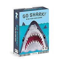 Mudpuppy Go Shark! – Ferocious Version of Classic Kids Go Fish Card Game with Colorful Illustrations of Sharks for Children Ages 4 and Up, 2-4 Players