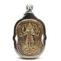 Thai Powerful Jewelry Amulet Tow Wessuwan Giant Kuvera Anti Black Magic Thai Buddha Pendant