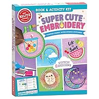 KLUTZ Super Cute Embroidery Craft Kit