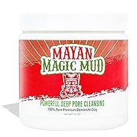 Powerful Deep Pore Cleansing Sodium Bentonite Clay - Natural Face Mask Peel For Men And Women - USA Made Full Facial Skin Care - Spa Level Beauty Products That Cleanse Skin - 16 Oz
