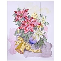 MIYUKI Bead Kit Bead Decor Kit Part 20 Flower Decor 12 Months Series Poinsettia December, BHD-141
