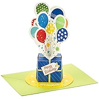 Hallmark Paper Wonder Birthday Pop Up Card (Balloons)