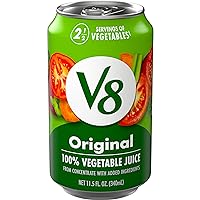 V8 Original 100% Vegetable Juice, Vegetable Blend with Tomato Juice, 11.5 FL OZ Can