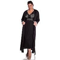 Women's Knitted Lace Build Up Gown + Long Robe Set #60933083/X/XX