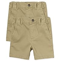 The Children's Place baby boys Chino Shorts 2 pack